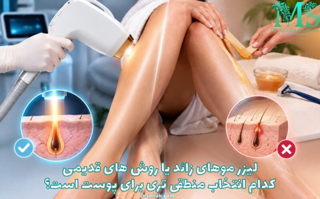 لیزر موهای زائد یا روش های قدیمی؛ کدام انتخاب منطقی تری برای پوست است؟